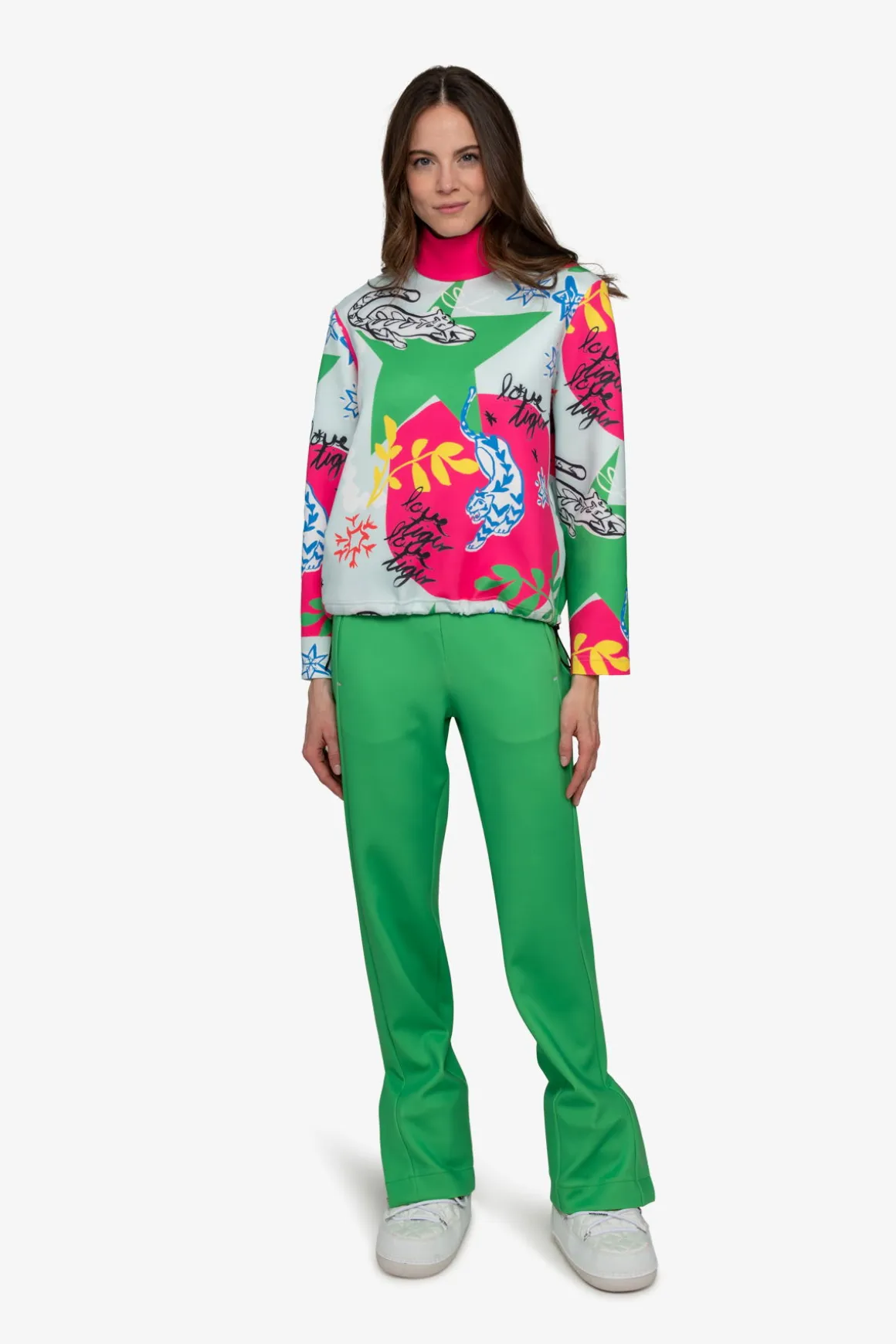 First Layer / Mid Layer*SPORTALM Sweater mit Stehkragen NeonPink