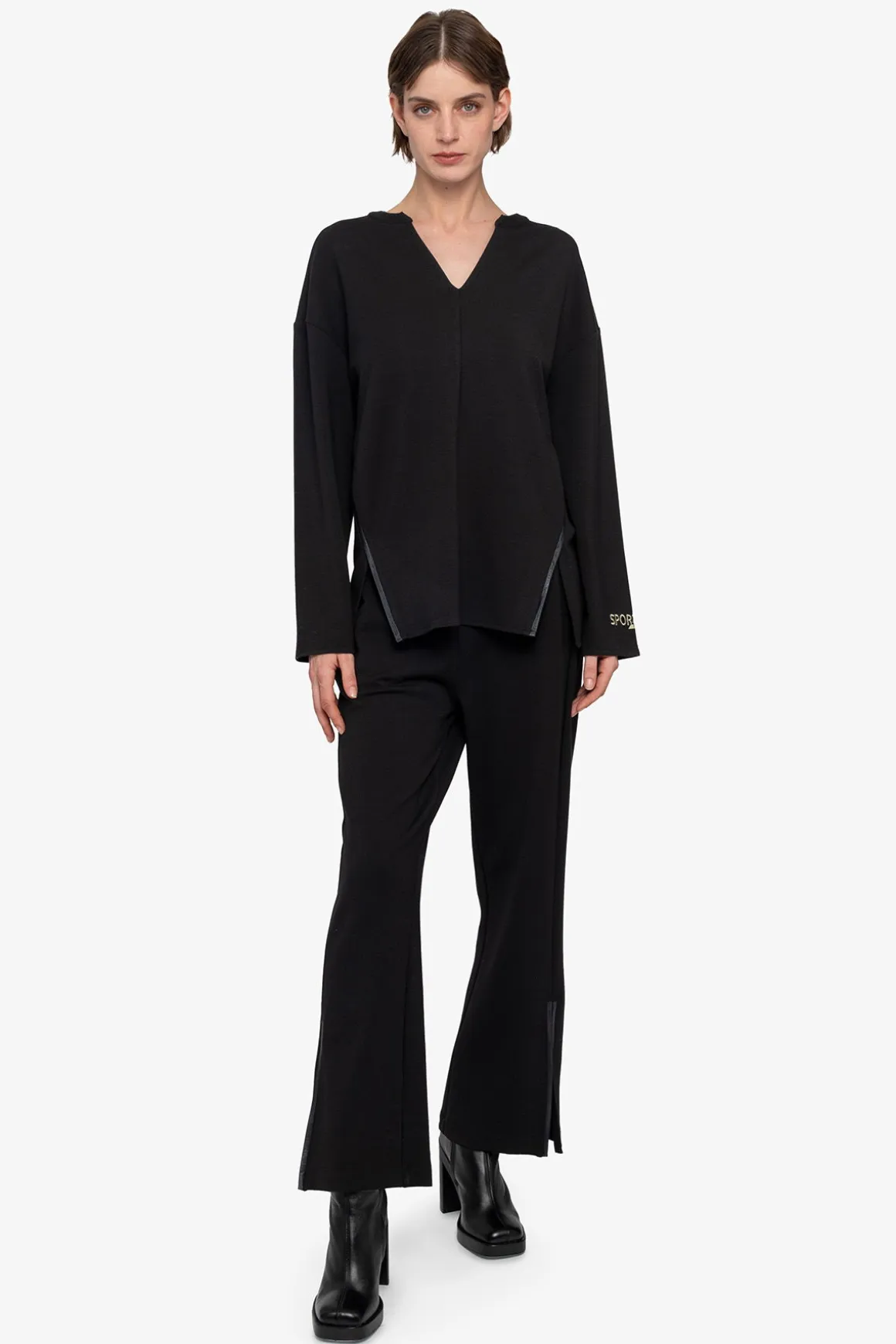 Sweatshirts*SPORTALM Sweater mit V-Ausschnitt Black