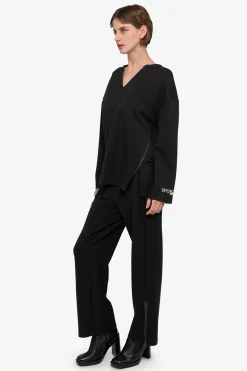 Sweatshirts*SPORTALM Sweater mit V-Ausschnitt Black