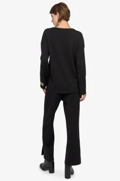 Sweatshirts*SPORTALM Sweater mit V-Ausschnitt Black