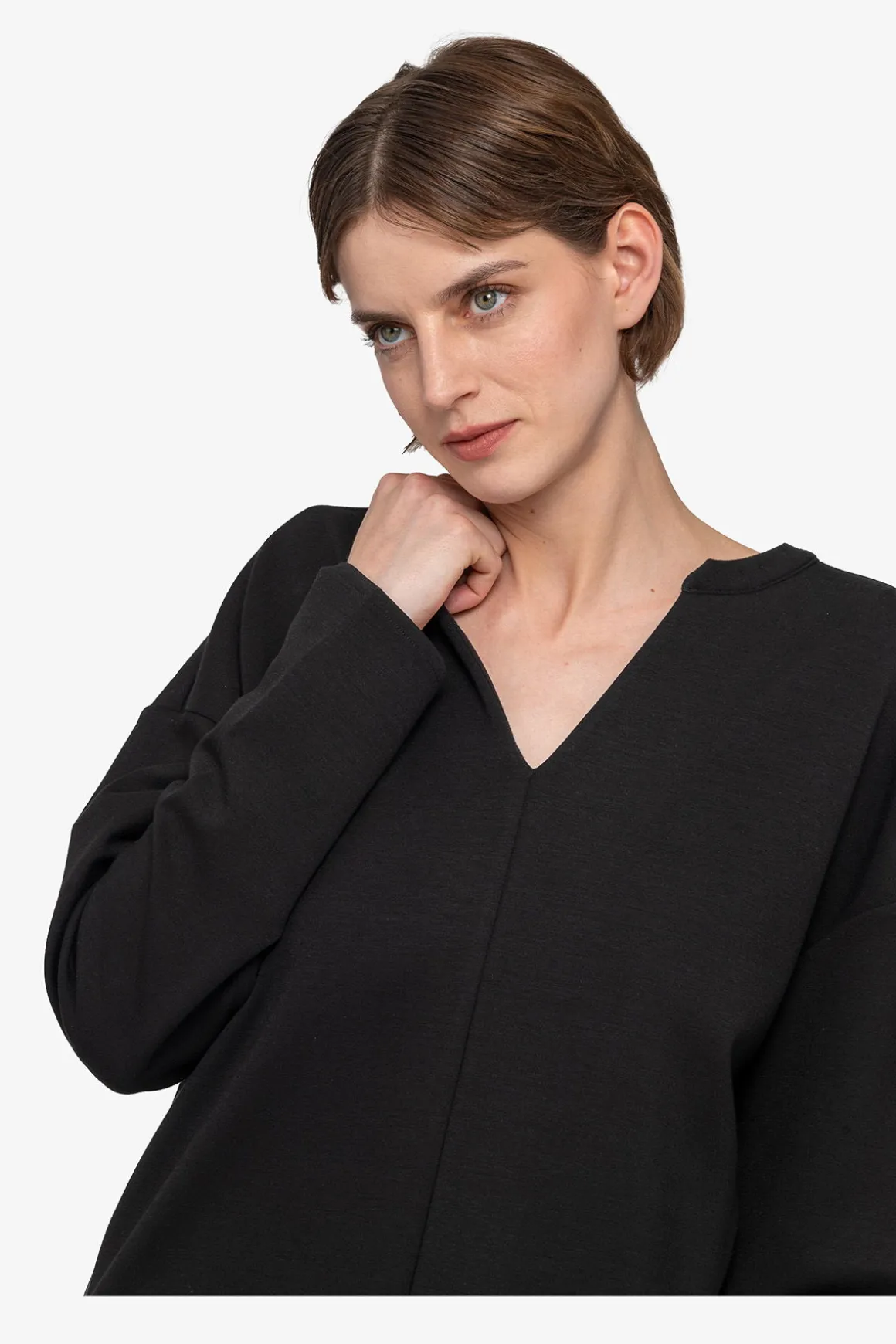 Sweatshirts*SPORTALM Sweater mit V-Ausschnitt Black