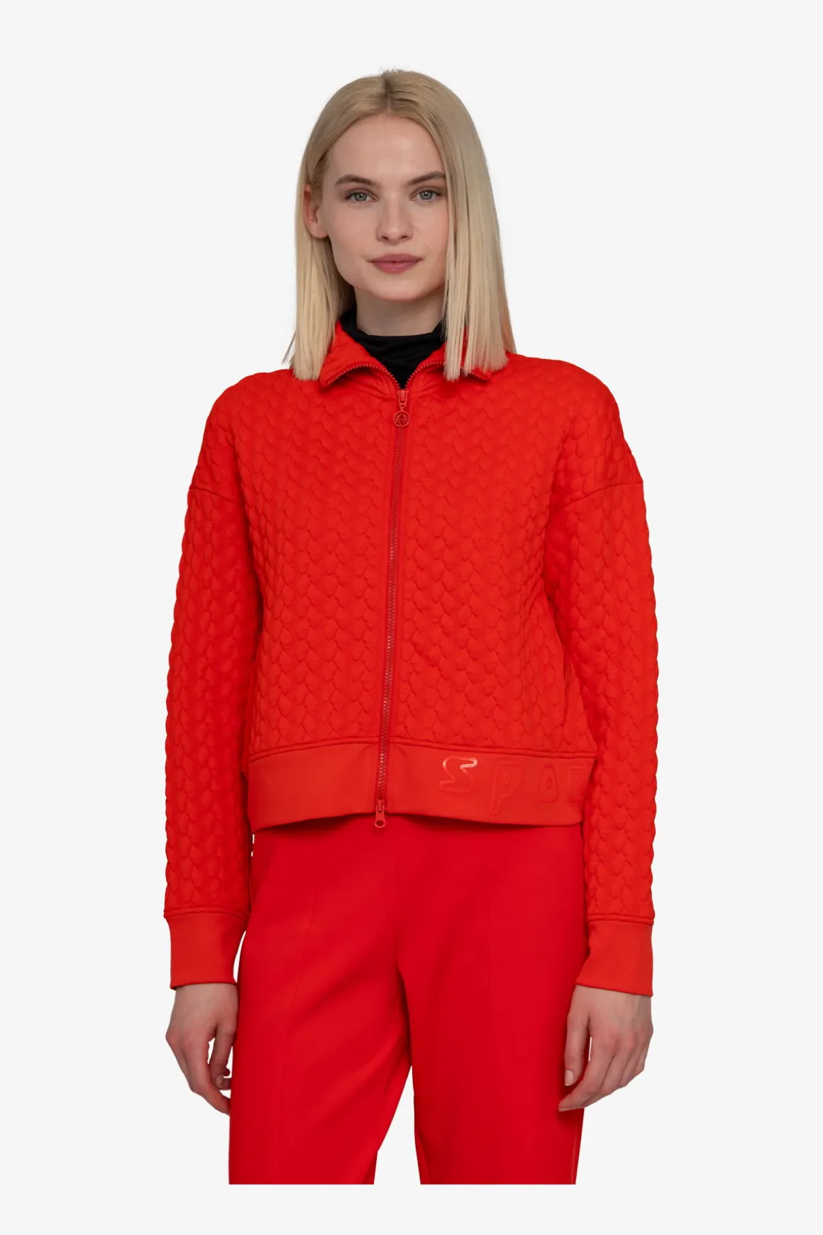 Jacken / Blazer*SPORTALM Sweatjacke mit Stehkragen PaprikaFlame