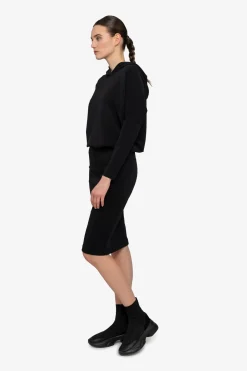 Kleider*SPORTALM Sweatkleid mit Kapuze Black