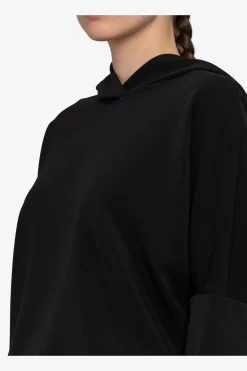 Kleider*SPORTALM Sweatkleid mit Kapuze Black