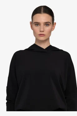 Kleider*SPORTALM Sweatkleid mit Kapuze Black