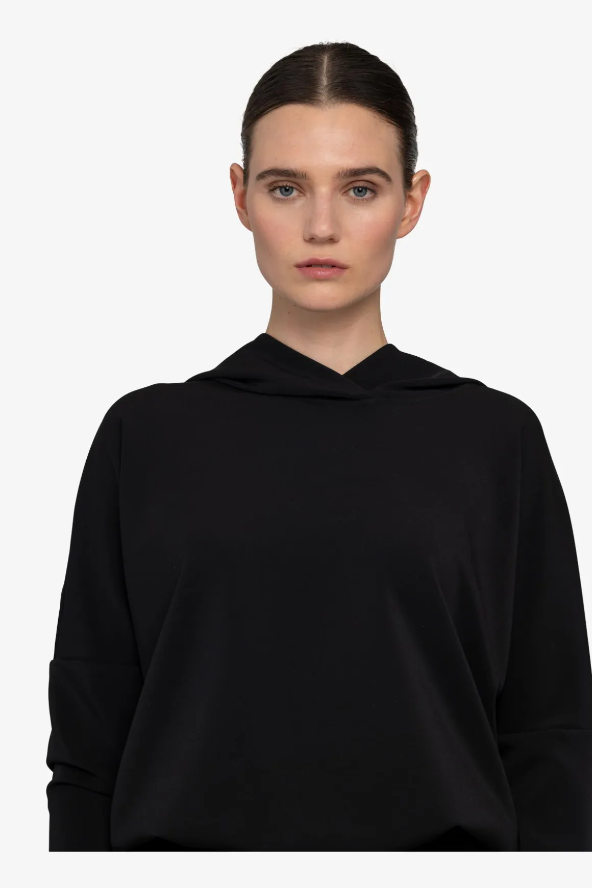 Kleider*SPORTALM Sweatkleid mit Kapuze Black