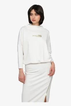 Kleider*SPORTALM Sweatkleid mit Stehkragen EucalyptusMist