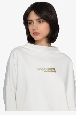 Kleider*SPORTALM Sweatkleid mit Stehkragen EucalyptusMist