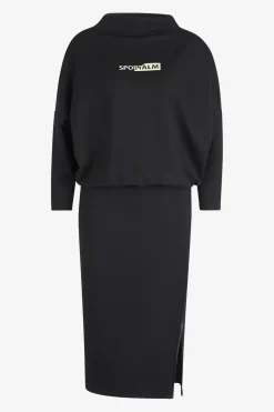 Kleider*SPORTALM Sweatkleid mit Stehkragen Black