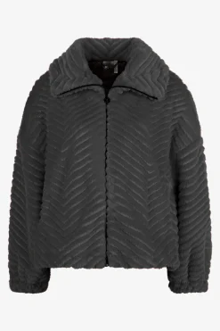 Mäntel|Jacken / Blazer*SPORTALM Unechte Pelzjacke mit Kragen Black