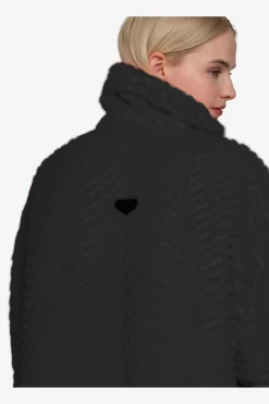Mäntel|Jacken / Blazer*SPORTALM Unechte Pelzjacke mit Kragen Black