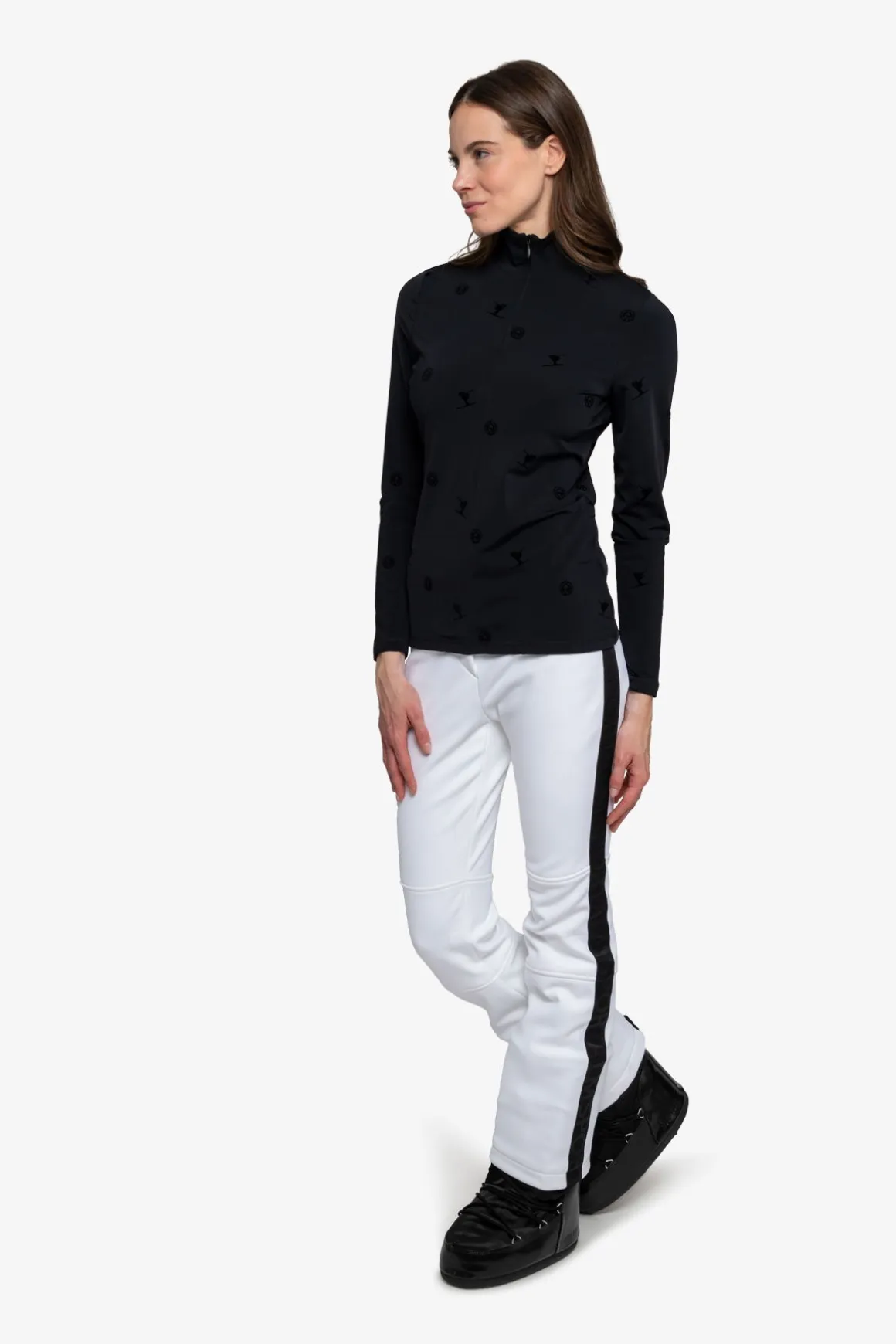 First Layer / Mid Layer*SPORTALM Unterzieher mit Stehkragen Black