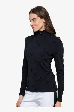 First Layer / Mid Layer*SPORTALM Unterzieher mit Stehkragen Black