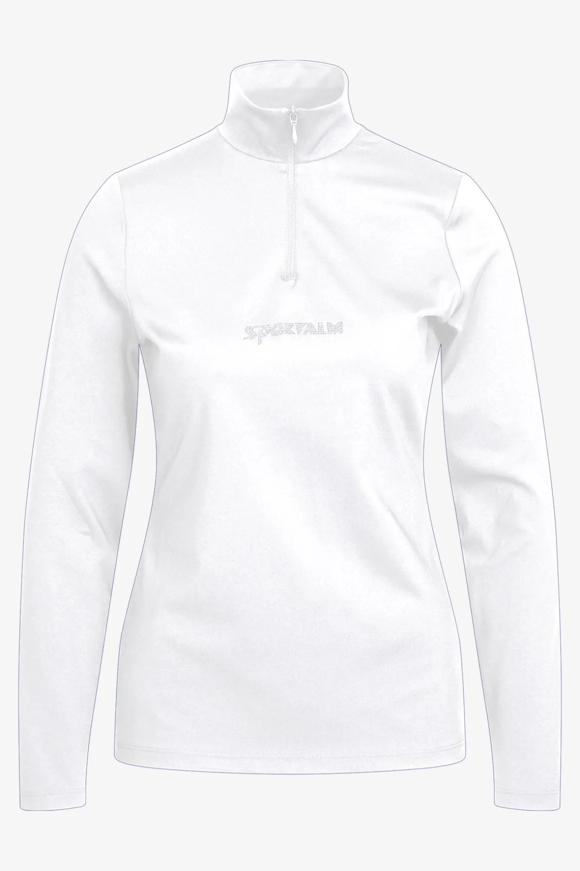 First Layer / Mid Layer*SPORTALM Unterzieher mit Stehkragen WEISS