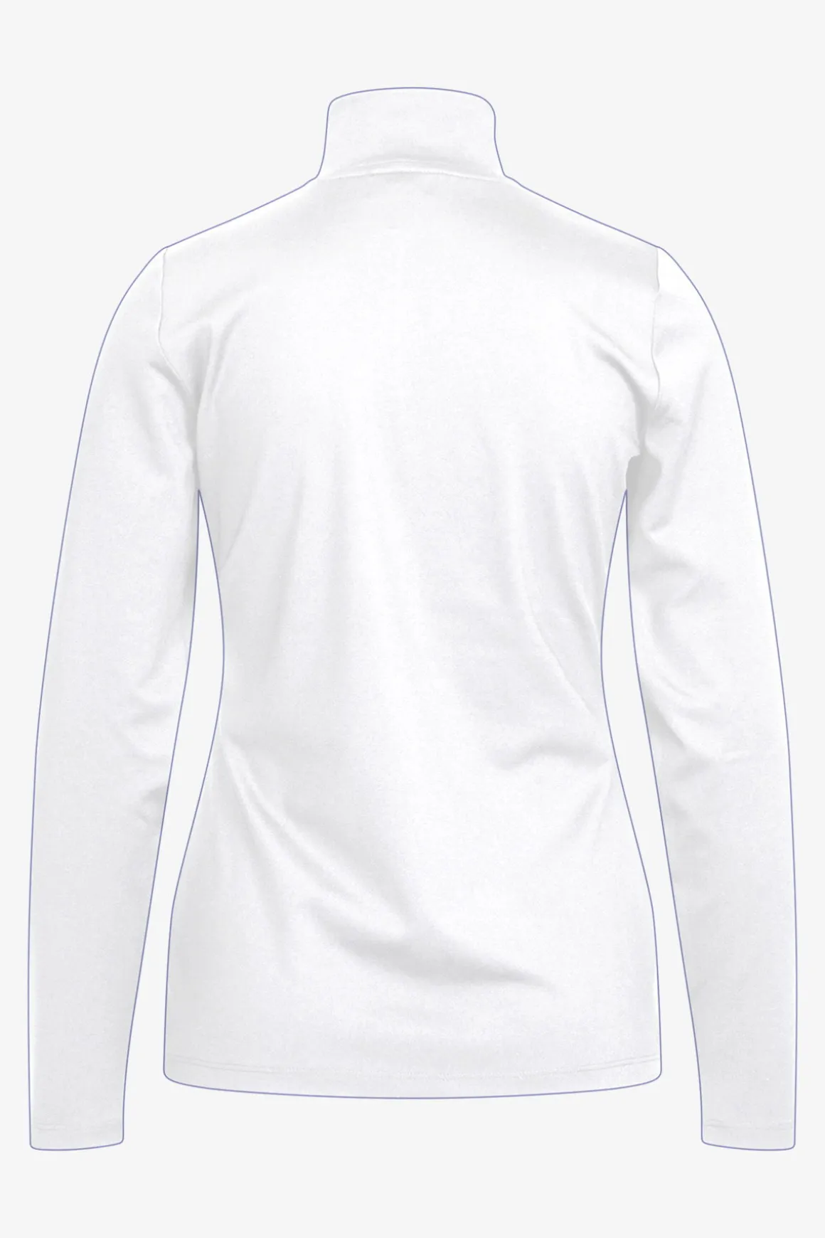 First Layer / Mid Layer*SPORTALM Unterzieher mit Stehkragen WEISS