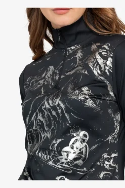 First Layer / Mid Layer*SPORTALM Unterzieher mit Stehkragen Black