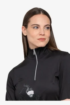 First Layer / Mid Layer*SPORTALM Unterzieher mit Stehkragen Black