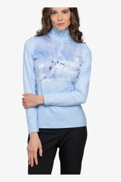 First Layer / Mid Layer*SPORTALM Unterzieher mit Stehkragen MorningBlues