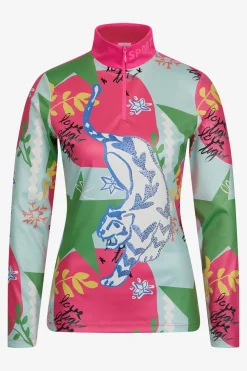 First Layer / Mid Layer*SPORTALM Unterzieher mit Stehkragen NeonPink