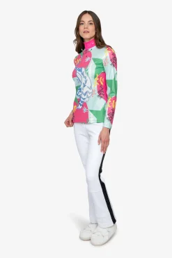 First Layer / Mid Layer*SPORTALM Unterzieher mit Stehkragen NeonPink