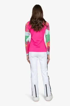 First Layer / Mid Layer*SPORTALM Unterzieher mit Stehkragen NeonPink