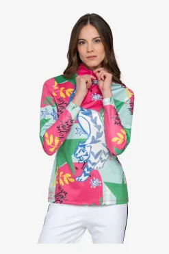 First Layer / Mid Layer*SPORTALM Unterzieher mit Stehkragen NeonPink