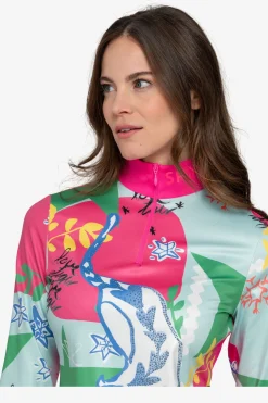 First Layer / Mid Layer*SPORTALM Unterzieher mit Stehkragen NeonPink