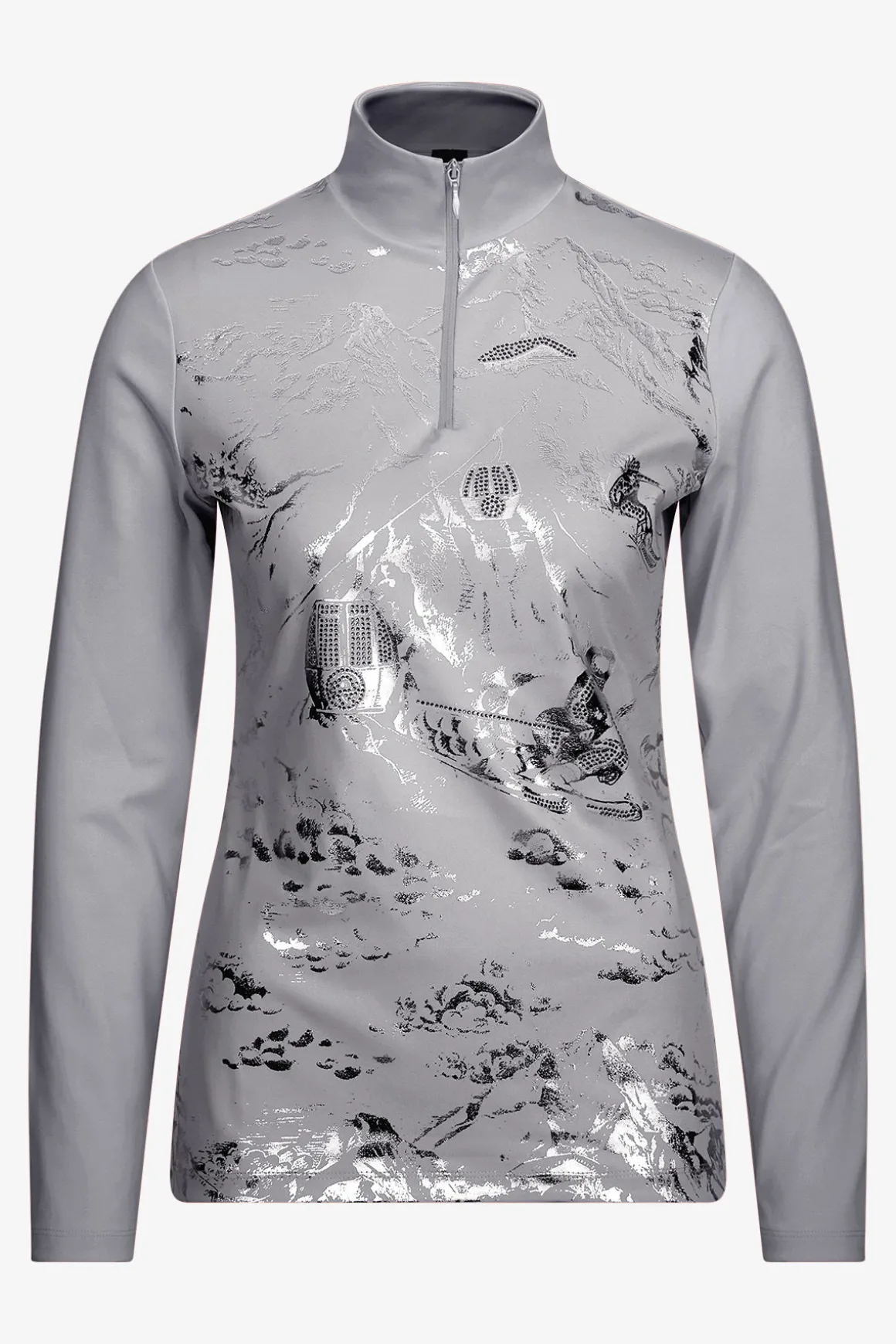 First Layer / Mid Layer*SPORTALM Unterzieher mit Stehkragen SilverCloud