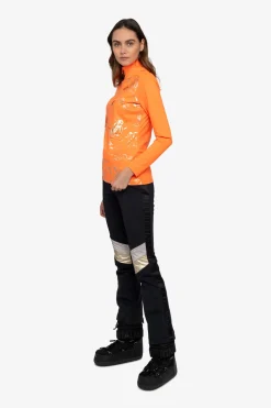 First Layer / Mid Layer*SPORTALM Unterzieher mit Stehkragen BrightOrange
