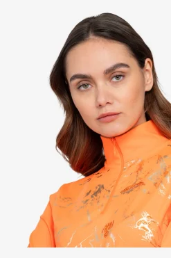 First Layer / Mid Layer*SPORTALM Unterzieher mit Stehkragen BrightOrange