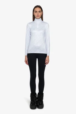 First Layer / Mid Layer*SPORTALM Unterzieher mit Stehkragen WEISS