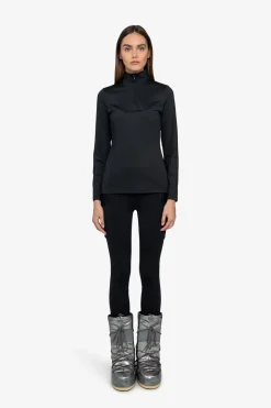First Layer / Mid Layer*SPORTALM Unterzieher mit Stehkragen Black