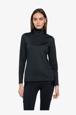 First Layer / Mid Layer*SPORTALM Unterzieher mit Stehkragen Black