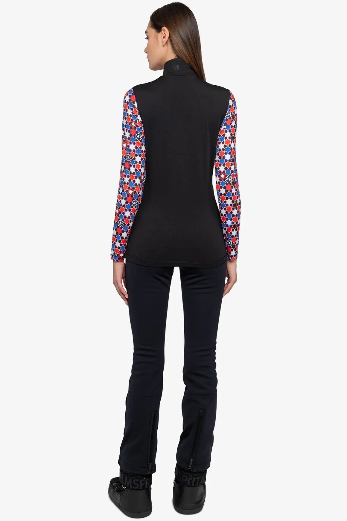 First Layer / Mid Layer*SPORTALM Unterzieher mit Stehkragen Black
