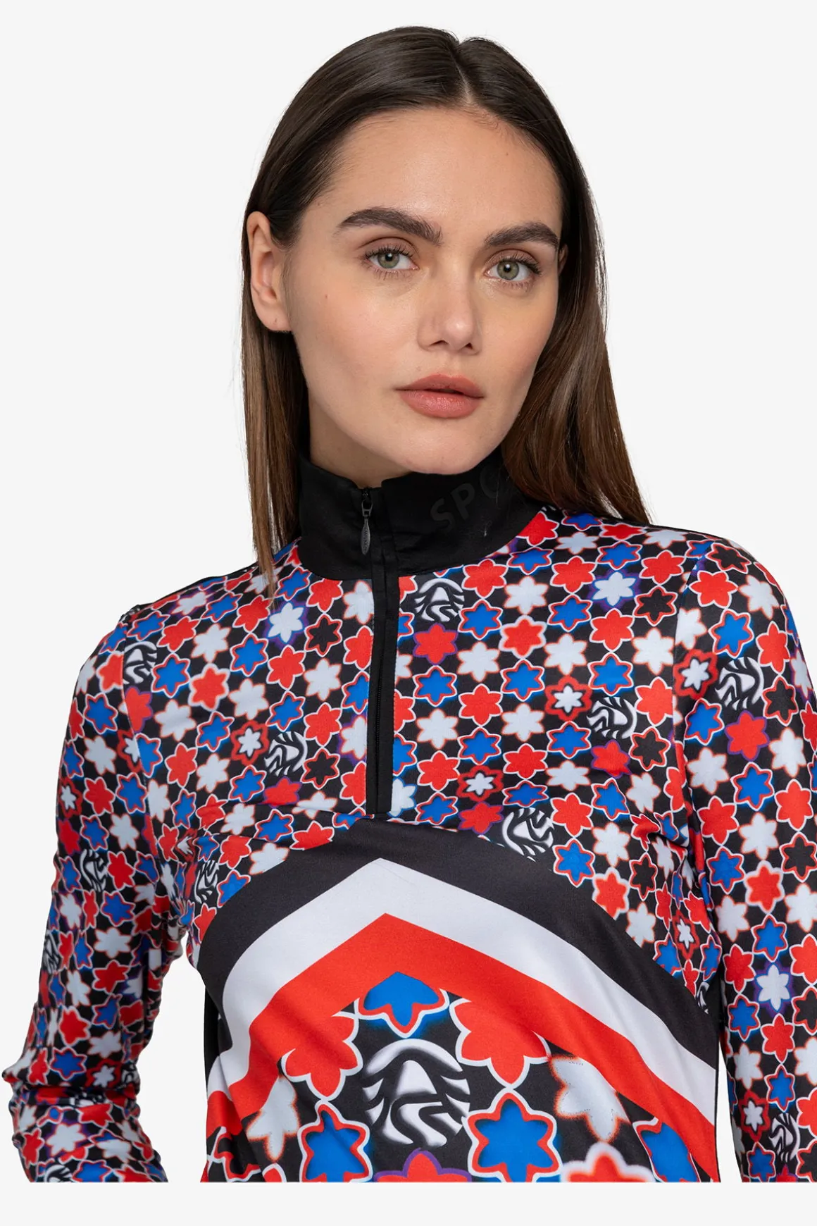 First Layer / Mid Layer*SPORTALM Unterzieher mit Stehkragen Black