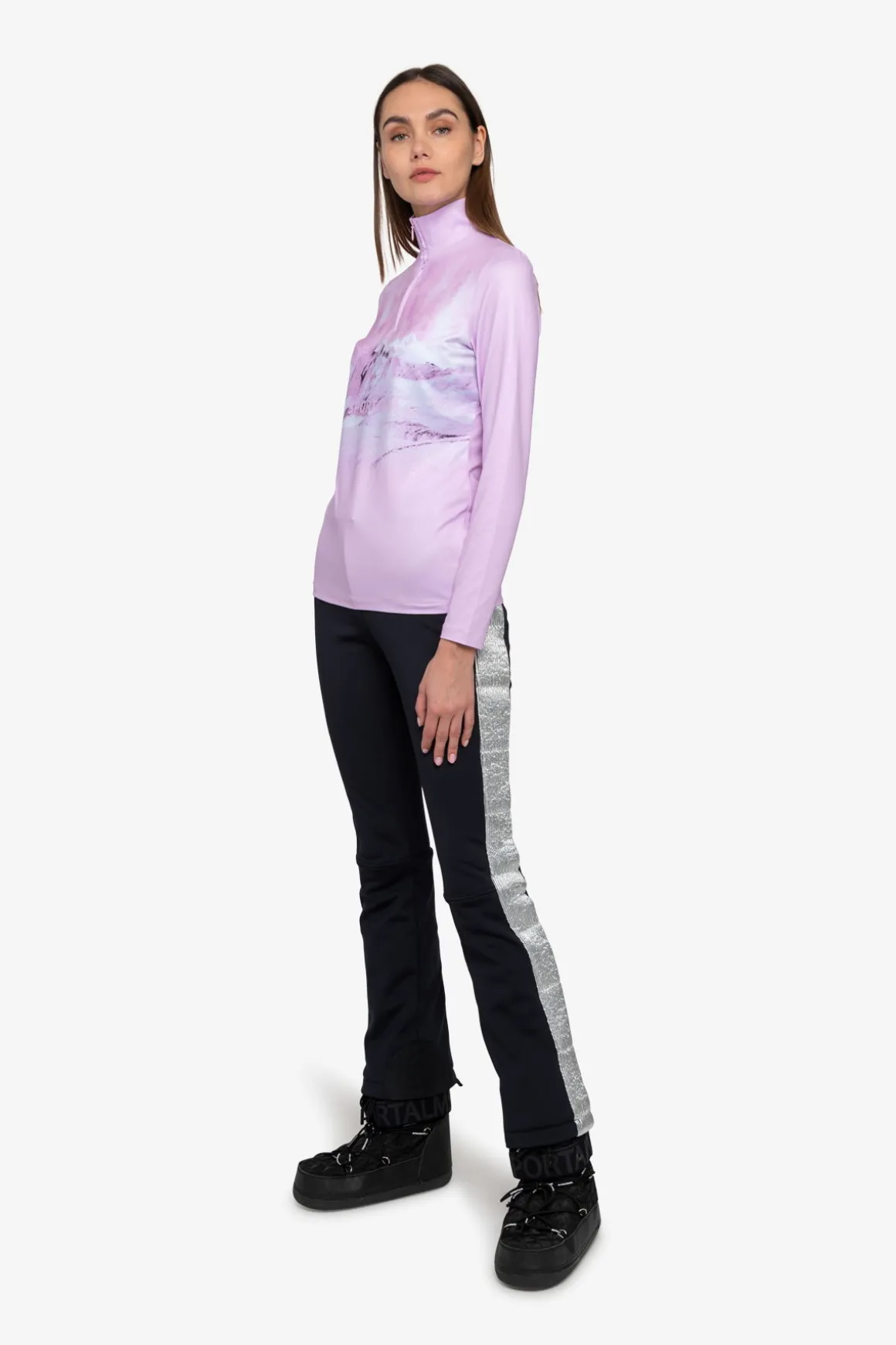 First Layer / Mid Layer*SPORTALM Unterzieher mit Stehkragen ChalkPink