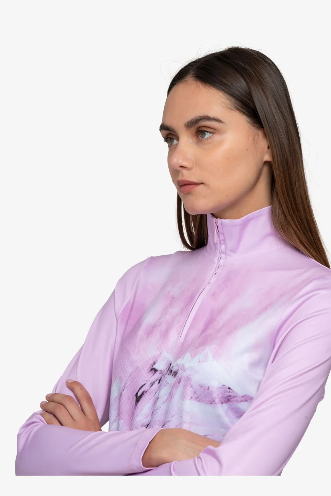 First Layer / Mid Layer*SPORTALM Unterzieher mit Stehkragen ChalkPink