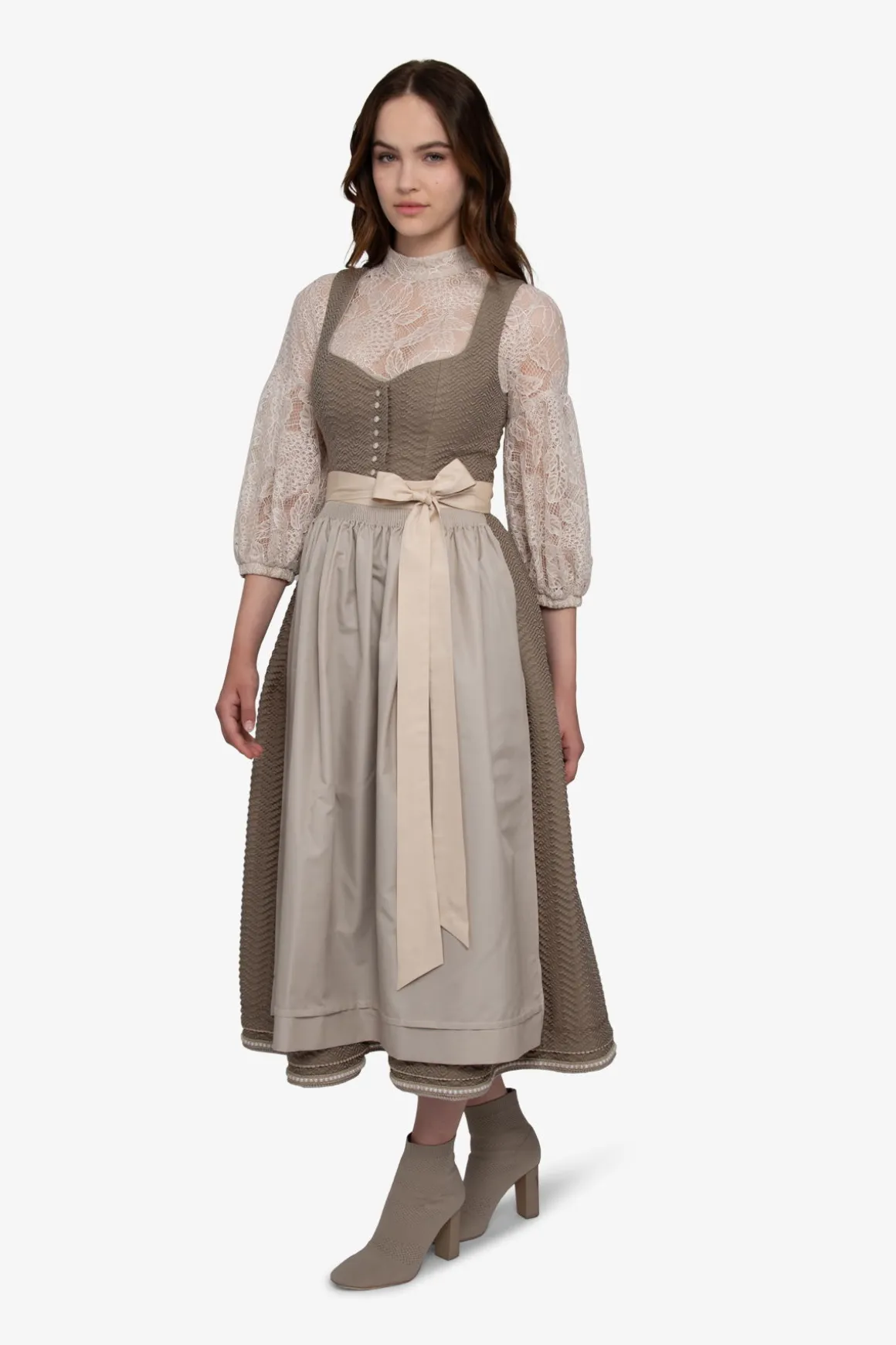 Dirndl*SPORTALM VM Knöpfe BD ChestnutChocolate