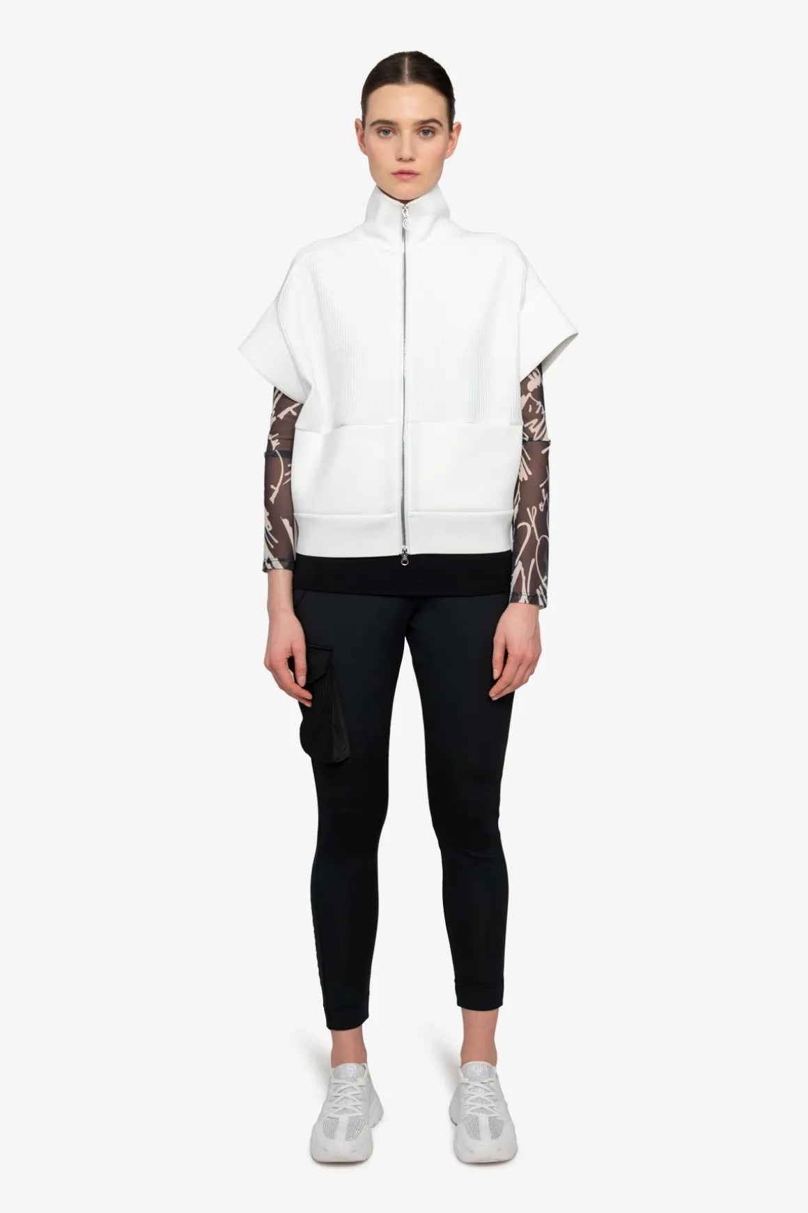 Sweatshirts*SPORTALM Weste mit Stehkragen EucalyptusMist