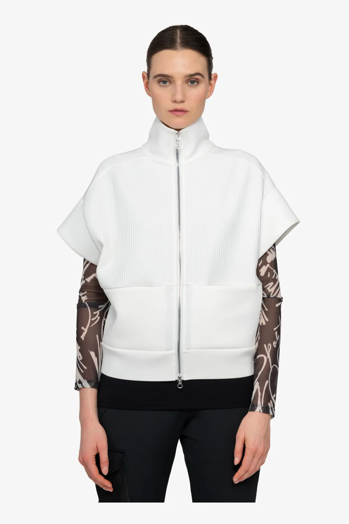 Sweatshirts*SPORTALM Weste mit Stehkragen EucalyptusMist