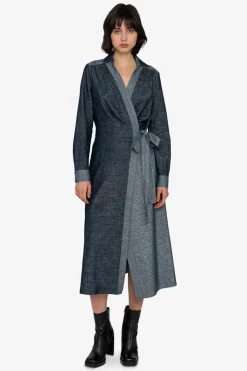 Kleider*SPORTALM Wickelkleid DarkDenim